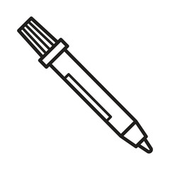 Maker, highlighter icon vector design template