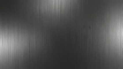 Fototapeta premium A sleek, high-resolution brushed metal texture with fine linear streaks and soft reflections. The metallic surface should have a futuristic and industrial appeal, with silver, steel, or bronze hues 
