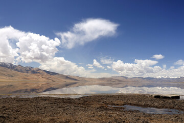 Tsomoriri Lake. It is located approximately 219 km from Leh City, capital of Ladakh. The lake and surrounding area are protected as the Tso Moriri Wetland Conservation Reserve.