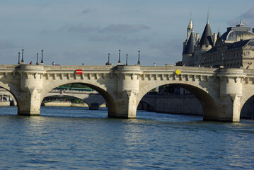 Obraz premium Le pont neuf sur la Seine à Paris. France
