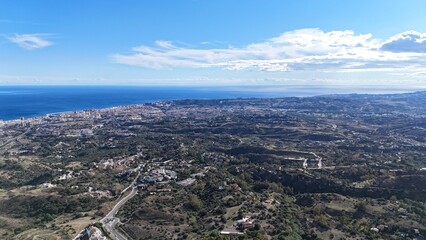 village de Mijas en Andalousie, au sud de l'Espagne