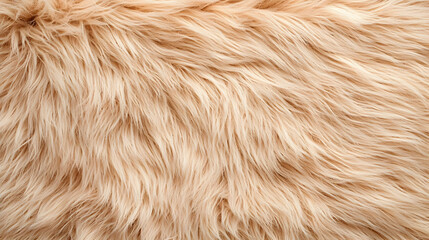 Fototapeta premium Soft and Fluffy Light Brown Fur Texture for Background and Design