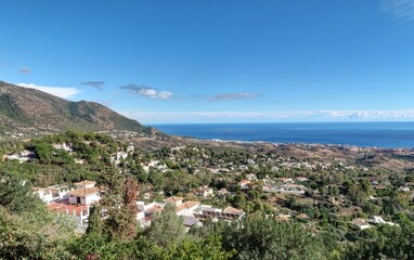 Fototapeta premium village de Mijas en Andalousie, au sud de l'Espagne