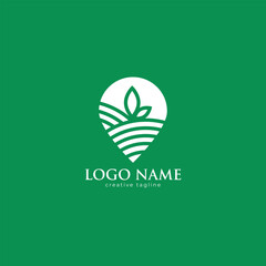 eco farming logo fully editable vector template