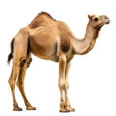 camel isolated on white background. - PNG