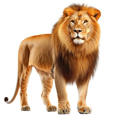 Fototapeta premium lion isolated on white background - PNG