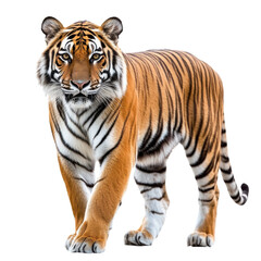 Obraz premium tiger isolated on white background