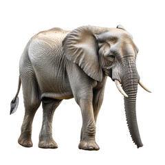 elephant on white background.