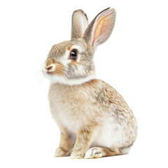 rabbit isolated on white background.
