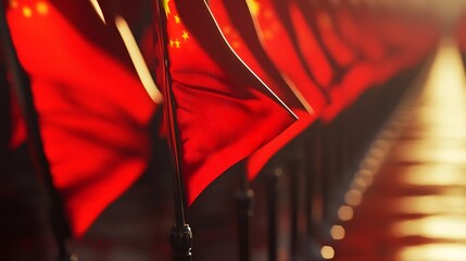 Luxurious red velvet curtains backdrop in a grand theater or auditorium setting creating a dramatic and elegant atmosphere for performing arts events or ceremonies