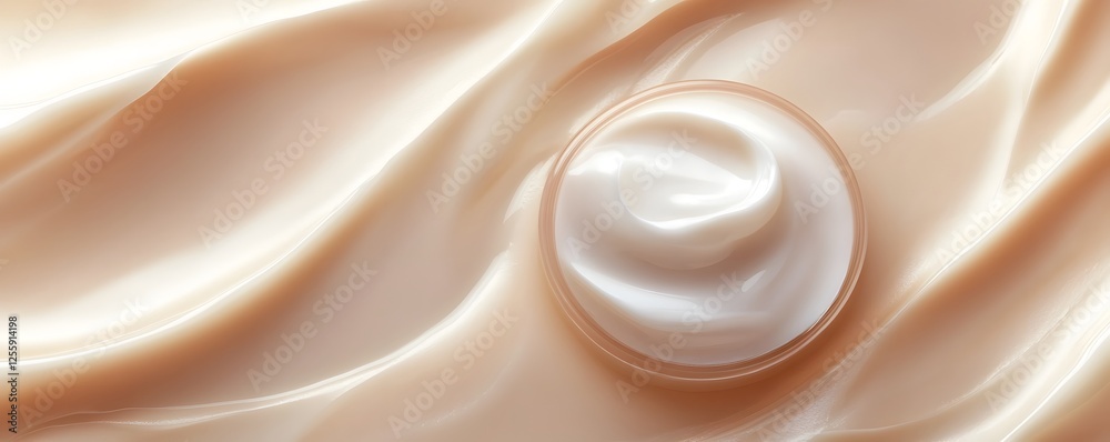 Fototapete luxurious satin fabric texture with soft shimmering curves and an elegant dreamy aesthetic this imag