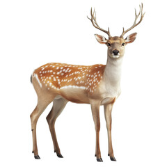Obraz premium deer isolated on white background