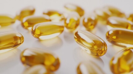 Omega-3 Fatty Acids Softgels: Nutritional Supplement for Health Benefits