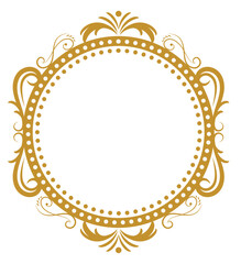 Wedding Monogram Golden Letter D