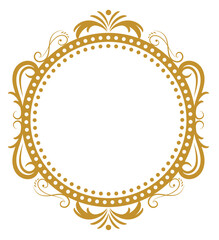 Wedding Monogram Golden Letter M