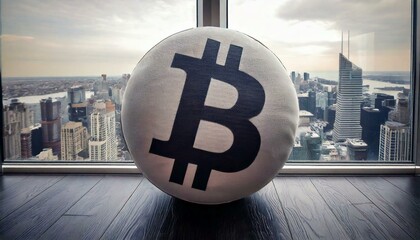 Bitcoin Condo City Skyline Day Time