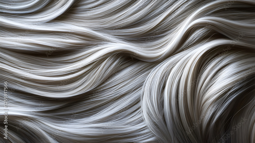 Poster Mesmerizing Fluid Dynamics Captivating abstract composition featuring flowing undulating waves of soothing elegance in vibrant