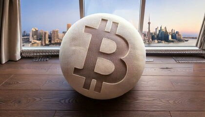 Bitcoin Condo Day Time City Skyline 