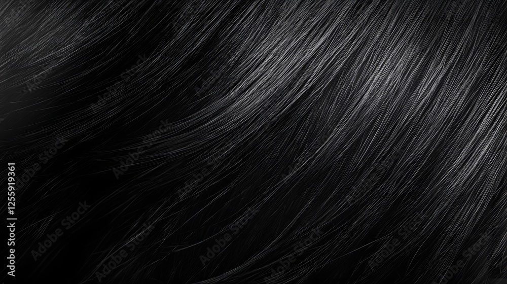 Poster Mesmerizing Monochrome Motion   Elegant Abstract Wave Texture with Flowing Cascading Patterns in Shades of Black and Gray  Visually Striking Captivating and Innovative