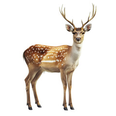 Obraz premium deer isolated on white background