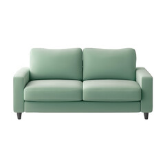 A fabric sofa with a blank background