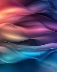 Obraz premium Abstract waves, flowing colorful design for backgrounds, web design or art projects, to convey motion, beauty, and tranquility