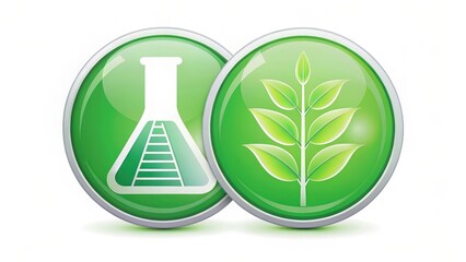 Green Icons: Science and Agriculture