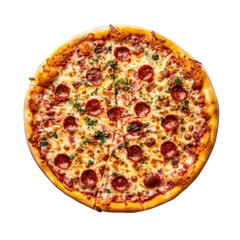 pizza isolated on white background