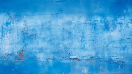 Obraz premium Blue Wall Texture. Close-up Abstract Background with Bright Colours and Copy Space