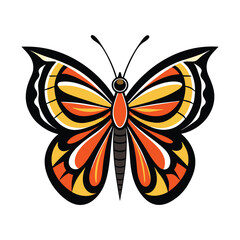 butterfly tattoo vector
