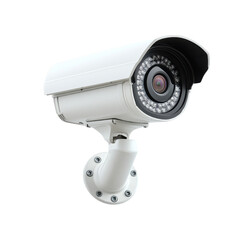 security camera on white background