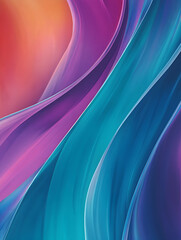 Obraz premium Abstract background with flowing, colorful curved lines for banners, posters, websites, or as a wallpaper with bright and vibrant colors