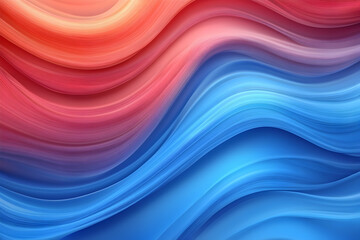 Obraz premium Abstract background with flowing red and blue waves, creating a dynamic and eye-catching backdrop for presentations and graphic projects