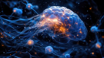 Synaptic Sparks: The Glow of Neural Connections