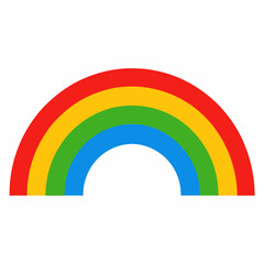 Obraz premium Colorful abstract rainbow background with vibrant spectrum and cloud elements, colorful rainbow vector illustration, rainbow clip art 