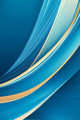 Abstract blue flowing waves, a dynamic background for tech presentations or designs
