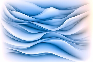 Abstract blue waves flowing smoothly, ideal for a website background or presentation, suggesting calmness and creativity
