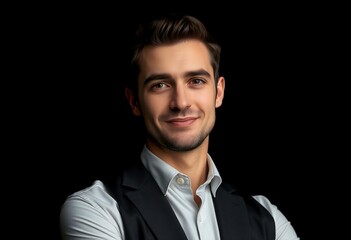 Male portrait with formal attire