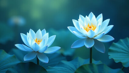 Close up of white water lily