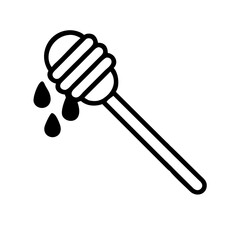 Sweet Honey Spoon Icon