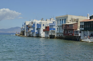 Obraz premium mykonos or mikonos island in greece