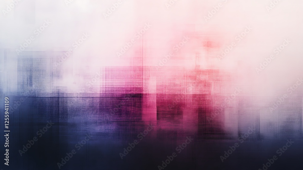 Poster a soft, abstract blend of pink and purple hues, creating a dreamy, ethereal atmosphere with blurred 