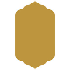 Aesthetic Islamic text box shape