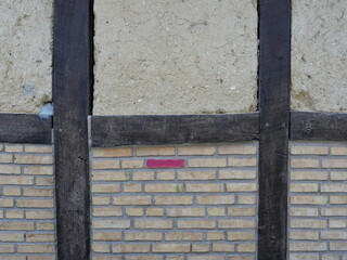 Half-timbered walls with brickwork are part of historical construction methods and bear witness to...