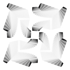 op art creative geometricpattern, modern halftone background, vector design element