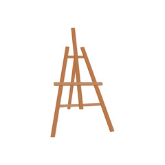 Wooden Ease, Exhibition Vector illustration Isolated