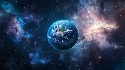 earth in space