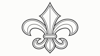 fleur de lis sketch © Maheswar