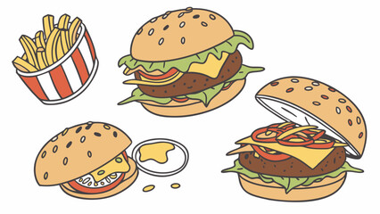 fast food icons