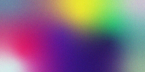 Colorful gradient background landscape creative abstract blurred. Multicolored yellow-purple gradient abstract gradient background with blurred and noise effects, freeform gradient business idea.	
